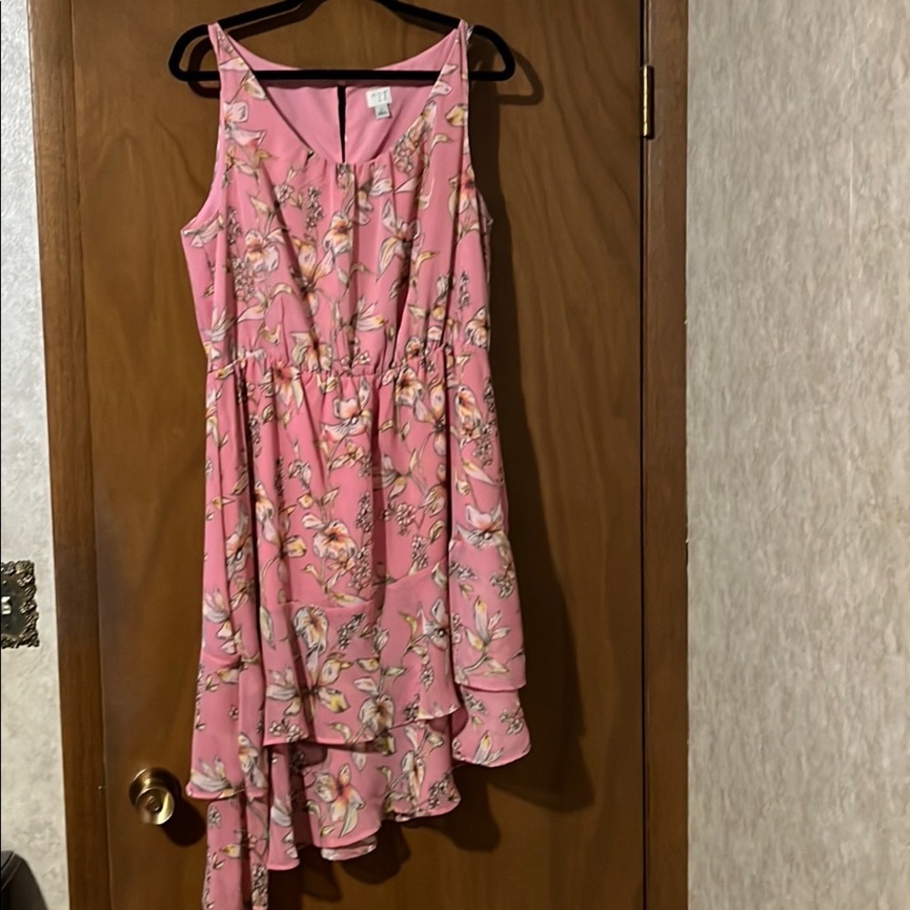 A New Day dress- sz L - flowy, pink, pretty